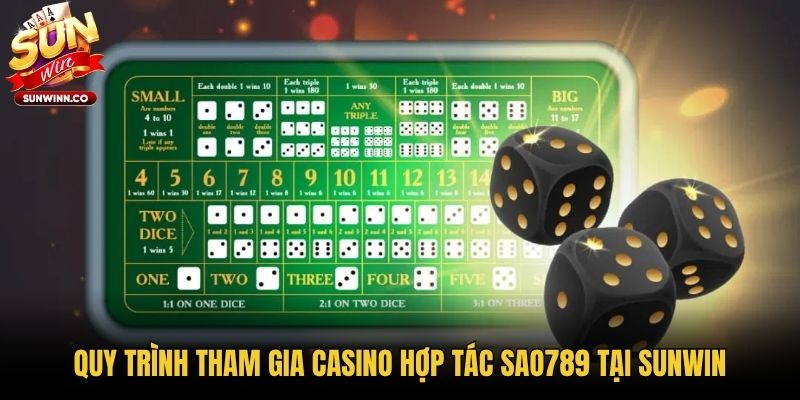 Quy trình tham gia Casino hợp tác SAO789 tại Sunwin
